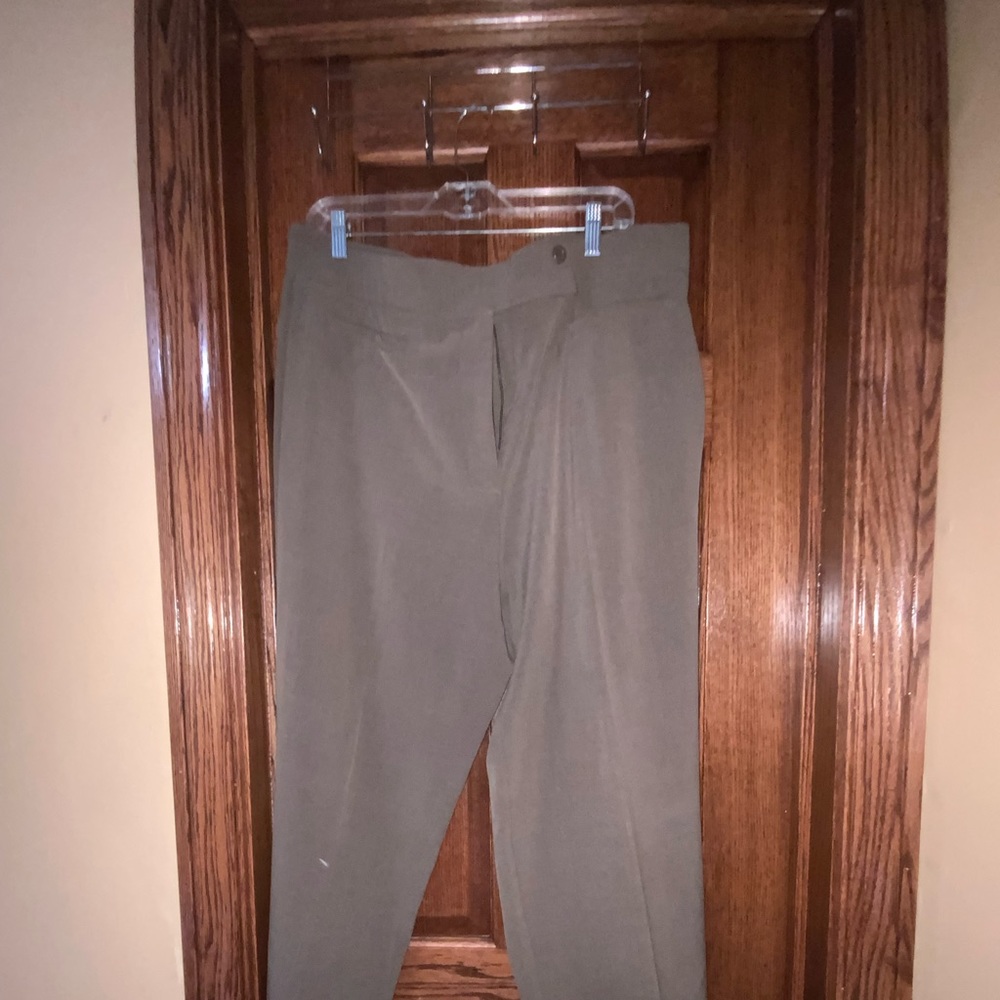 Mocha Brown Women’s Dress Pants Worthington Stretch Size 18W [LIKE NEW]
